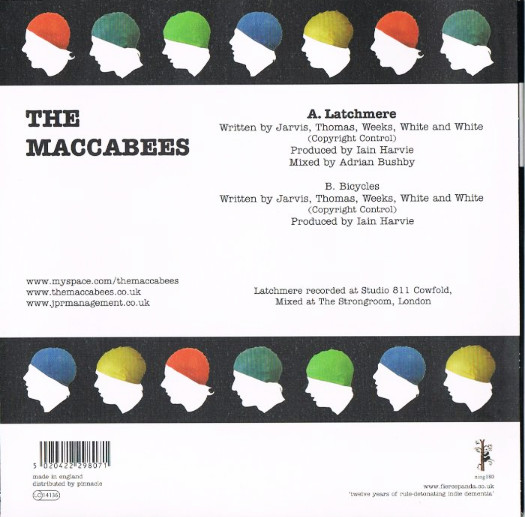 The Maccabees - Latchmere | Fierce Panda (ning180) - 2 The Maccabees - Latchmere | Fierce Panda (ning180) - 2