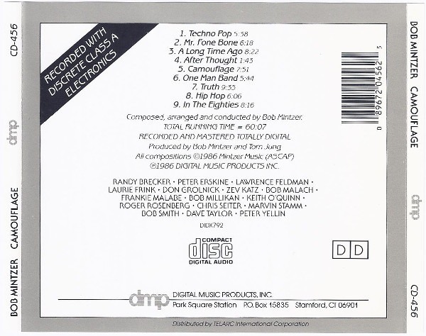 Bob Mintzer Big Band - Camouflage | DMP (CD-456) - 2 Bob Mintzer Big Band - Camouflage | DMP (CD-456) - 2