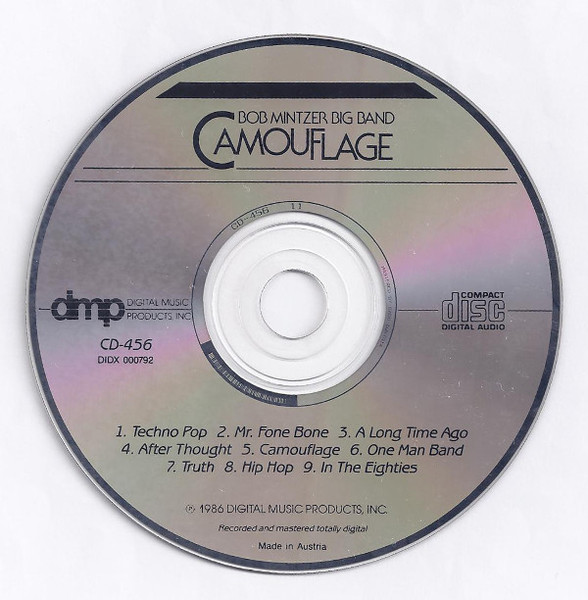 Bob Mintzer Big Band - Camouflage | DMP (CD-456) - 3 Bob Mintzer Big Band - Camouflage | DMP (CD-456) - 3