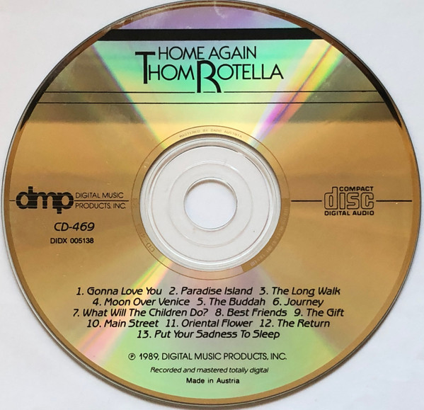 Thom Rotella - Home Again | DMP (CD-469) - 3