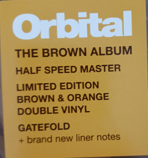 Orbital - Orbital (The Brown Album) | London Records (LMS1725320) - 3 Orbital - Orbital (The Brown Album) | London Records (LMS1725320) - 3