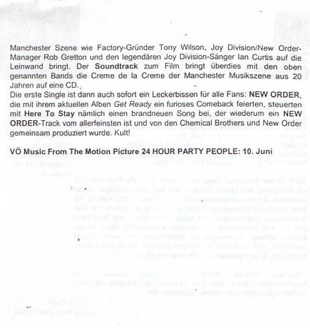 New Order - Here To Stay | London Records (NUOCD11) - 2 New Order - Here To Stay | London Records (NUOCD11) - 2