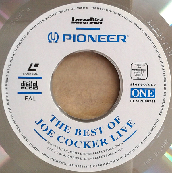Joe Cocker - The Best Of Joe Cocker Live | Picture Music International (PLMPB 00741) - 2