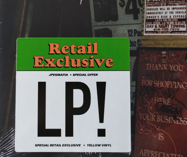 JPEGMAFIA - LP! | Not On Label (JPEGMAFIA Self-released) (JP-205) - 2 JPEGMAFIA - LP! | Not On Label (JPEGMAFIA Self-released) (JP-205) - 2