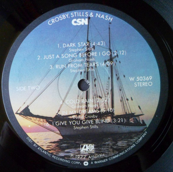 Crosby, Stills & Nash - CSN | Atlantic (W 50369) - 4 Crosby, Stills & Nash - CSN | Atlantic (W 50369) - 4