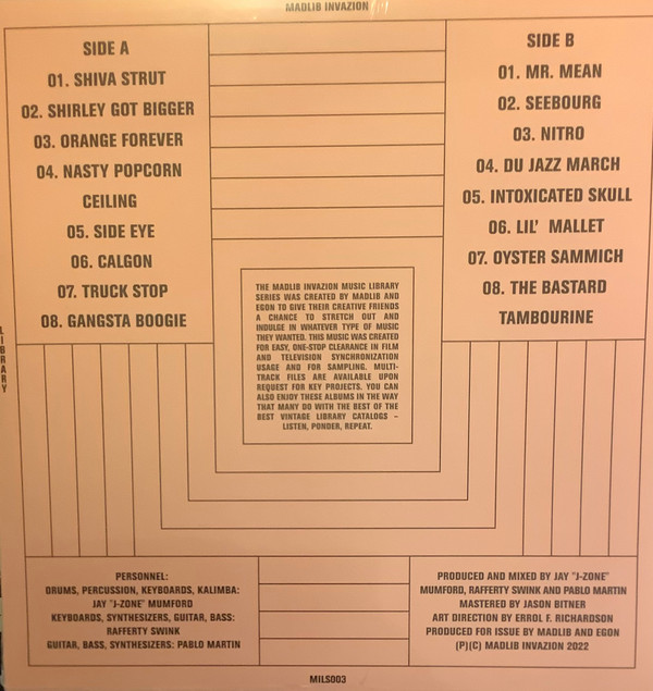J-Zone - Intoxicated Skull | Madlib Invazion (MILS003) - 2 J-Zone - Intoxicated Skull | Madlib Invazion (MILS003) - 2