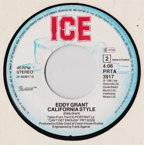 Eddy Grant - Till I Can't Take Love No More | Portrait (PRTA 3917) - 4