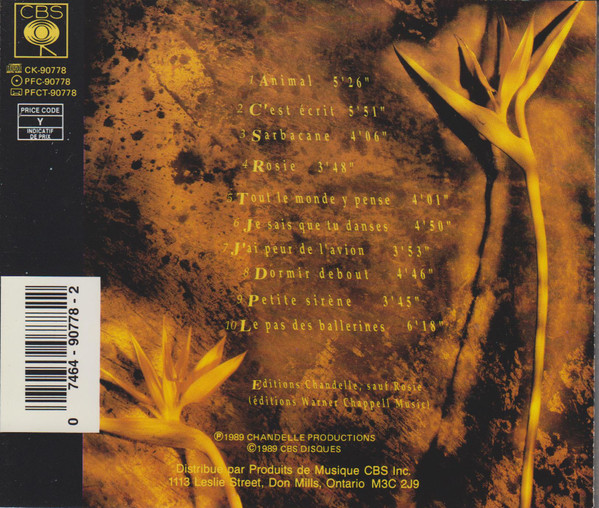 Francis Cabrel - Sarbacane | CBS (CK-90778) - 2