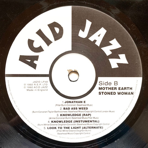 Mother Earth - Stoned Woman | Acid Jazz (JAZID LP 48) - 4