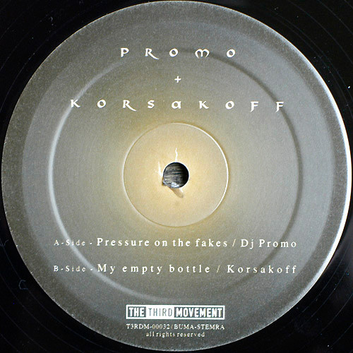 Promo + Korsakoff - Pressure On The Fakes / My Empty Bottle | The Third Movement (T3rdM 00032) - 4