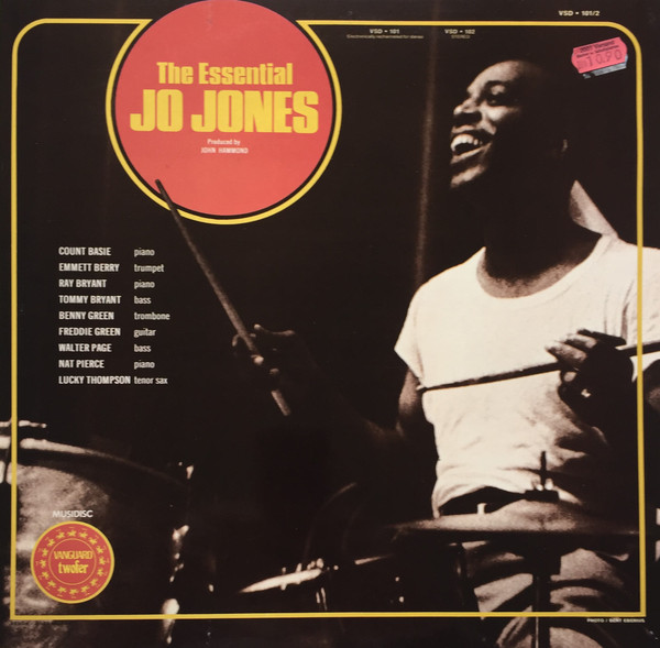 Jo Jones - The Essential Jo Jones | Vanguard (VSD 101/02) - main Jo Jones - The Essential Jo Jones | Vanguard (VSD 101/02) - main