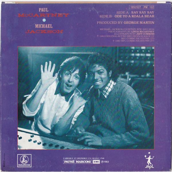 Paul McCartney & Michael Jackson - Say Say Say | Parlophone (1652527) - 2