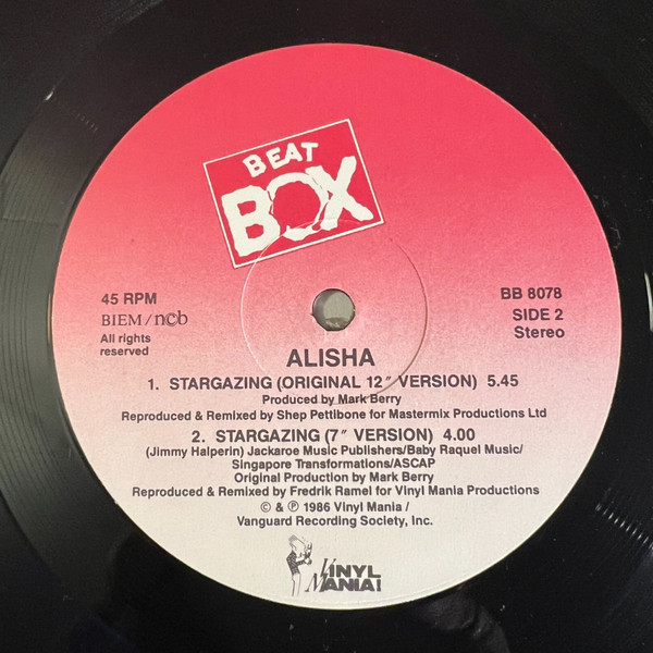 Alisha - Stargazing (Swedish Remix) | Beat Box (BB 8078) - 4