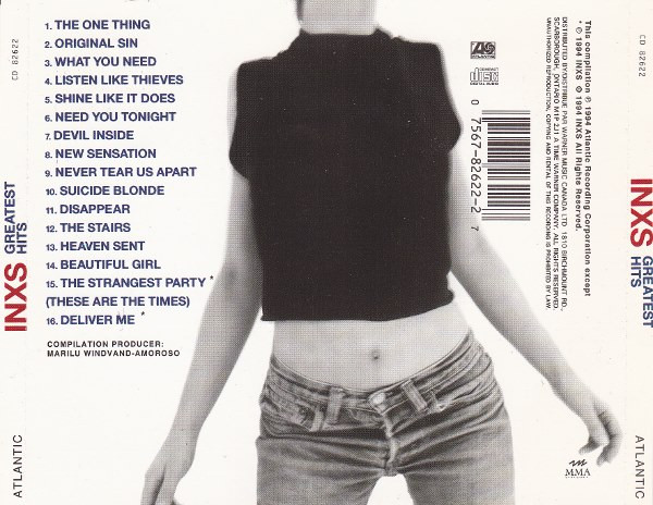 INXS - The Greatest Hits | Atlantic (CD 82622) - 2 INXS - The Greatest Hits | Atlantic (CD 82622) - 2
