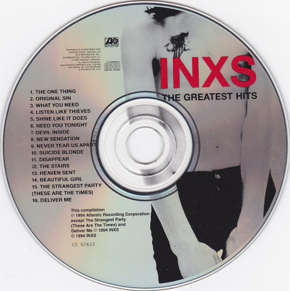 INXS - The Greatest Hits | Atlantic (CD 82622) - 3 INXS - The Greatest Hits | Atlantic (CD 82622) - 3