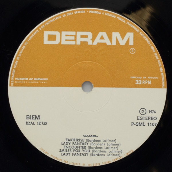 Camel - Mirage | Deram (P.SML 1107) - 3