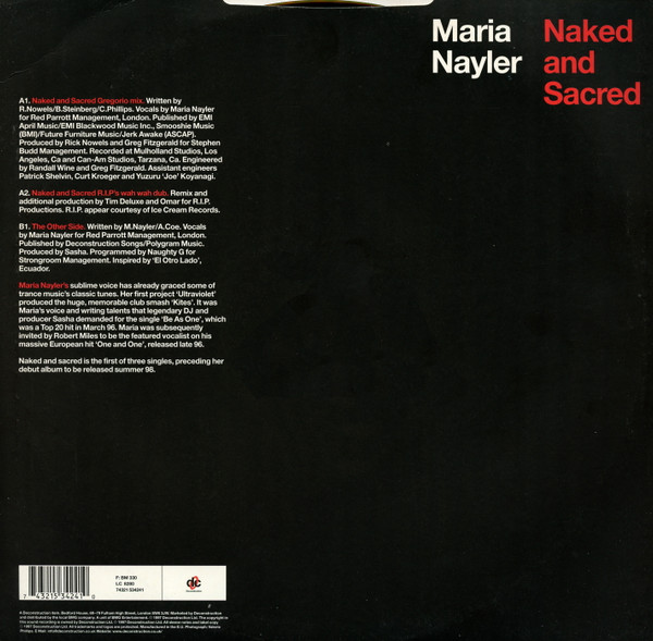 Maria Nayler - Naked And Sacred | Deconstruction (74321 53424 1) - 2