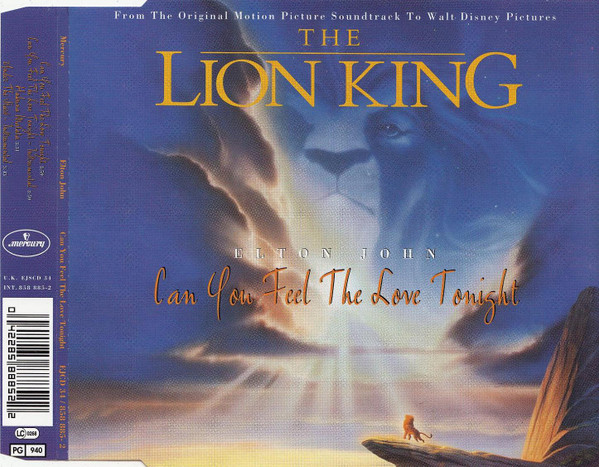 Elton John - Can You Feel The Love Tonight | Mercury (858 885-2) - 3