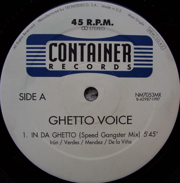 Ghetto Voice - In Da Ghetto | Container Records (NM7053MX) - 3