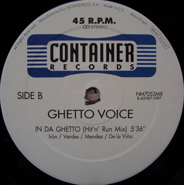 Ghetto Voice - In Da Ghetto | Container Records (NM7053MX) - 4
