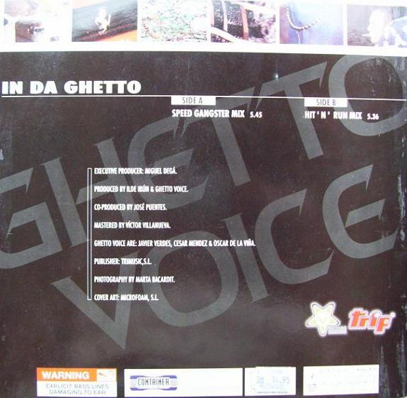 Ghetto Voice - In Da Ghetto | Container Records (NM7053MX) - 2
