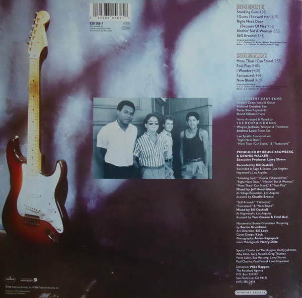 Robert Cray - Strong Persuader | Mercury (830 568-1) - 2 Robert Cray - Strong Persuader | Mercury (830 568-1) - 2