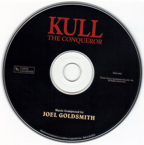 Joel Goldsmith - Kull The Conqueror (Original Motion Picture Soundtrack) [CD] | Varèse Sarabande (VSD-5862) - 3