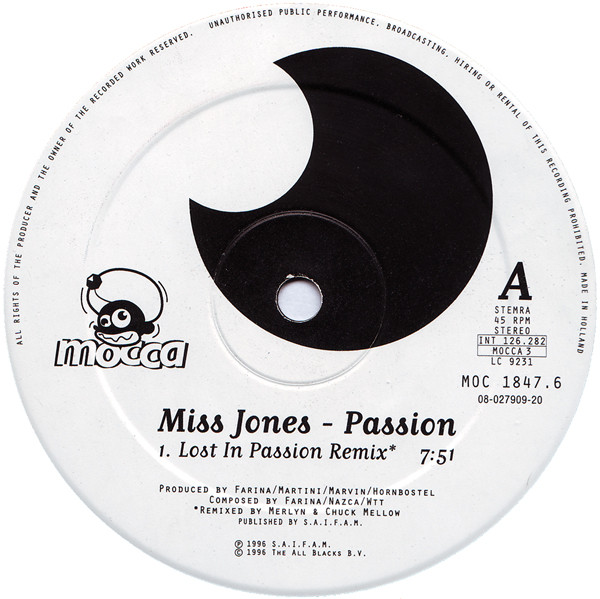 Miss Jones - Passion | Mocca (MOC 1847.6)