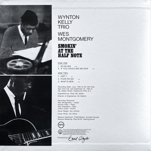 Wynton Kelly Trio / Wes Montgomery - Smokin' At The Half Note | Verve Records (B0036829-01) - 3 Wynton Kelly Trio / Wes Montgomery - Smokin' At The Half Note | Verve Records (B0036829-01) - 3