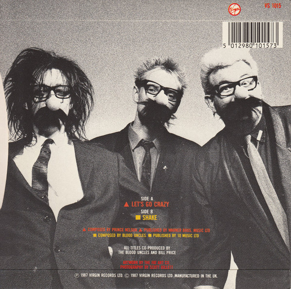 The Blood Uncles - Lets Go Crazy | Virgin (VS 1015) - 2