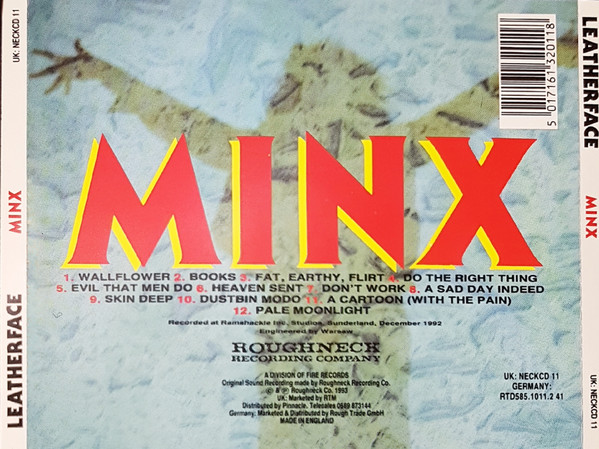 Leatherface - Minx | Roughneck Recording Company (NECKCD 11) - 3