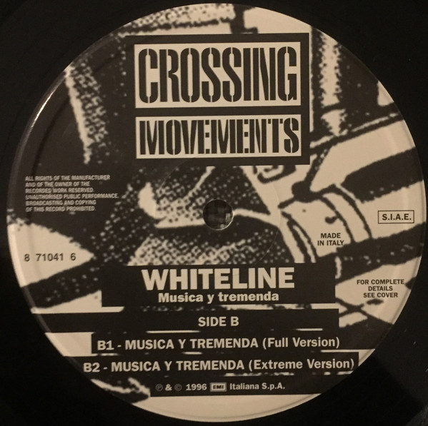 Whiteline - Musica Y Tremenda | Crossing Movements (8 71041 6)