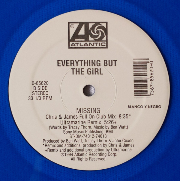Everything But The Girl - Missing (The Bootleg Mixes!) | Atlantic (0-85620) - 2 Everything But The Girl - Missing (The Bootleg Mixes!) | Atlantic (0-85620) - 2
