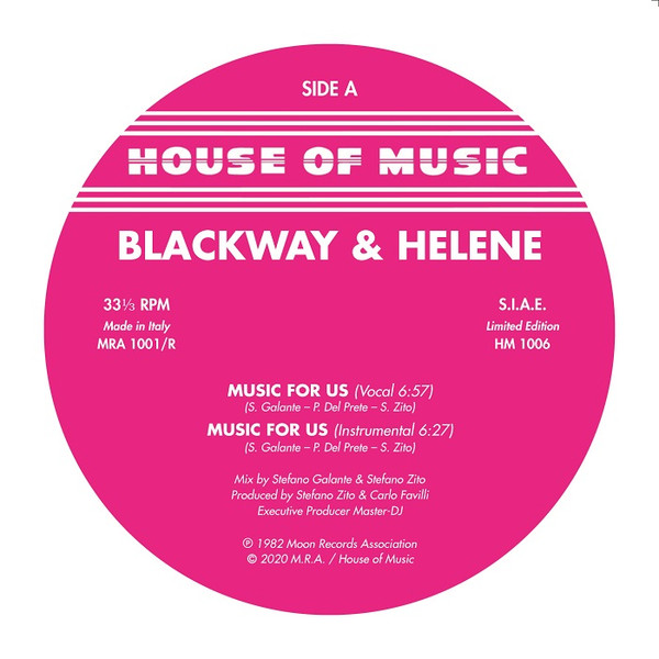 Blackway & Helene - Music For Us | House Of Music (HM 1006) - 2