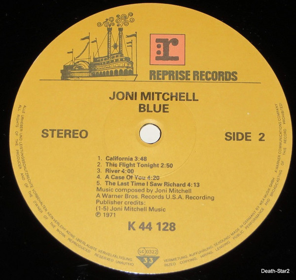 Joni Mitchell - Blue | Reprise Records (K 44 128) - 4 Joni Mitchell - Blue | Reprise Records (K 44 128) - 4