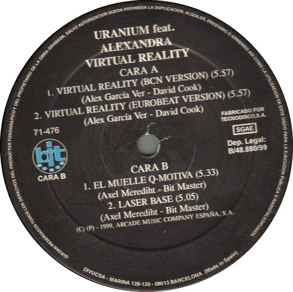 Uranium Feat. Alexandra - Virtual Reality | Bit Music (71-476) - 3 Uranium Feat. Alexandra - Virtual Reality | Bit Music (71-476) - 3