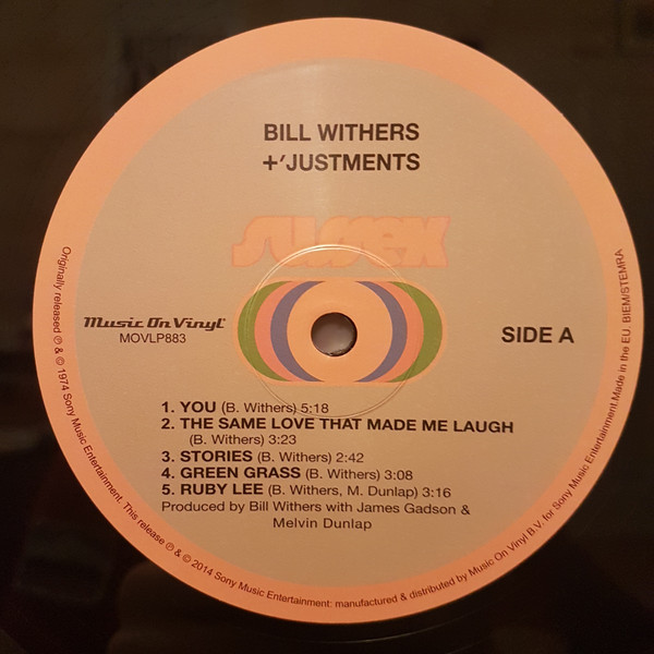 Bill Withers - +'Justments | Music On Vinyl (MOVLP883) - 3 Bill Withers - +'Justments | Music On Vinyl (MOVLP883) - 3