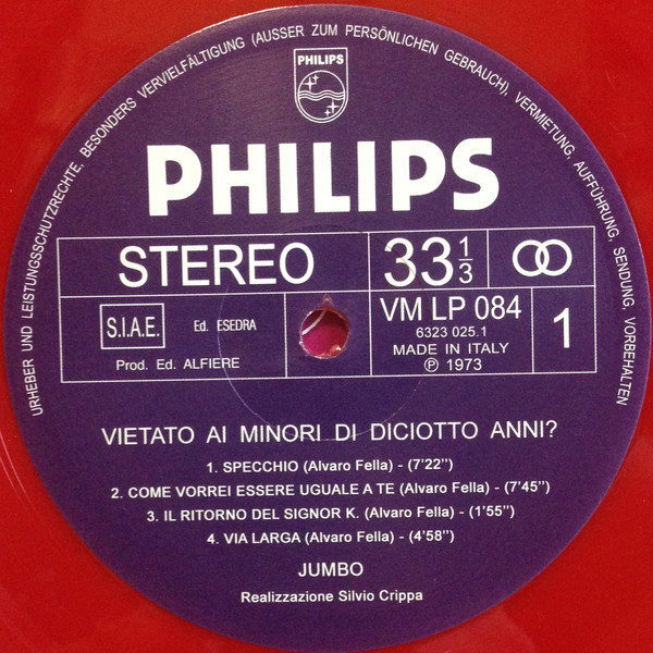 Jumbo - Vietato Ai Minori Di 18 Anni? | Vinyl Magic (VM LP 084) - 4