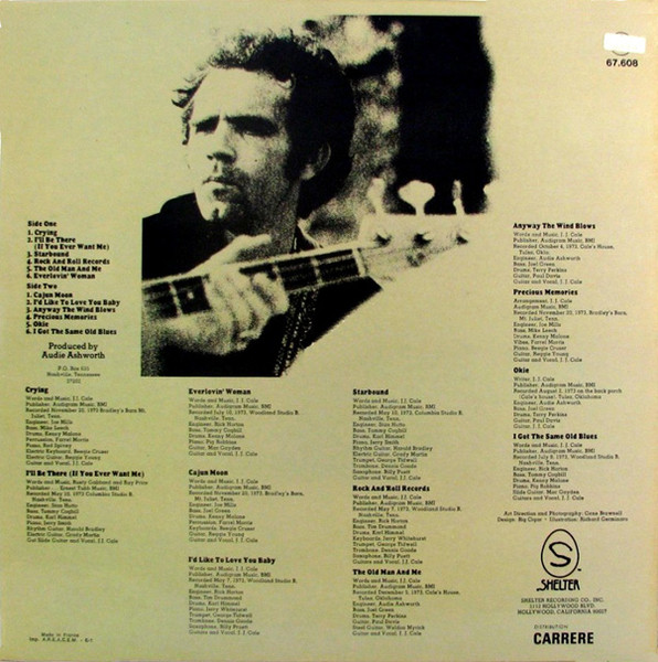 J.J. Cale - Okie | Shelter Records (67.608) - 2 J.J. Cale - Okie | Shelter Records (67.608) - 2