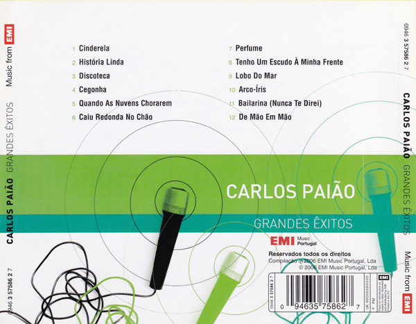 Carlos Paião - Grandes Êxitos | EMI Music Portugal (0946 3 57586 2 7) - main