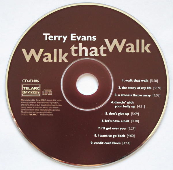 Terry Evans - Walk That Walk | Telarc Blues (CD-83486) - 3 Terry Evans - Walk That Walk | Telarc Blues (CD-83486) - 3