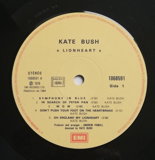 Kate Bush - Lionheart | Fame (1068591) - 3