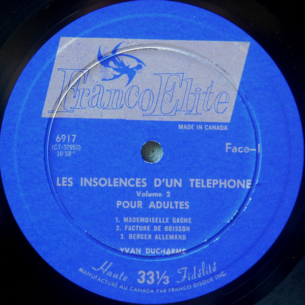 Yvan Ducharme - Les Insolences D'un Téléphone Pour Adultes, Volume 2 | Franco-Élite (FE-6917) - 3