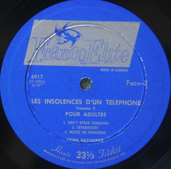 Yvan Ducharme - Les Insolences D'un Téléphone Pour Adultes, Volume 2 | Franco-Élite (FE-6917) - 4
