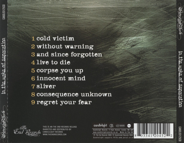 Thine Eyes Bleed - In The Wake Of Separation CD | The End Records (CANDLE0125CD) - 4 Thine Eyes Bleed - In The Wake Of Separation CD | The End Records (CANDLE0125CD) - 4