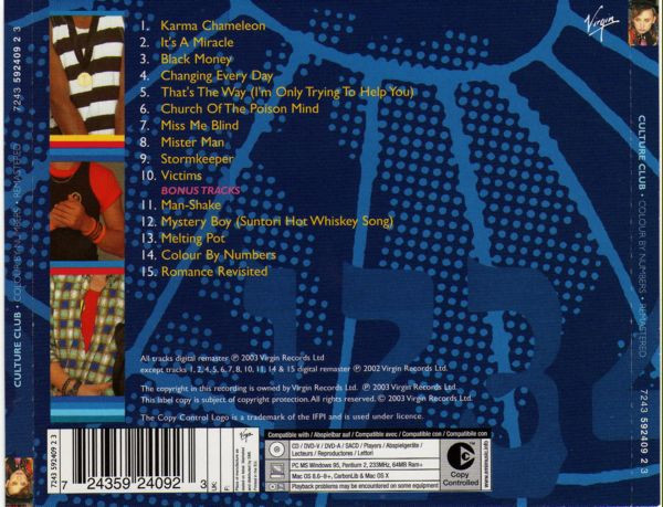 Culture Club - Colour By Numbers CD | Virgin (724359240923) - 3