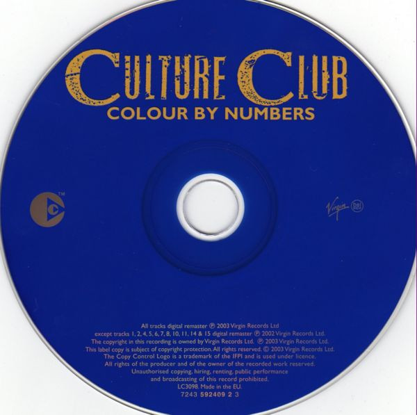 Culture Club - Colour By Numbers CD | Virgin (724359240923) - 4