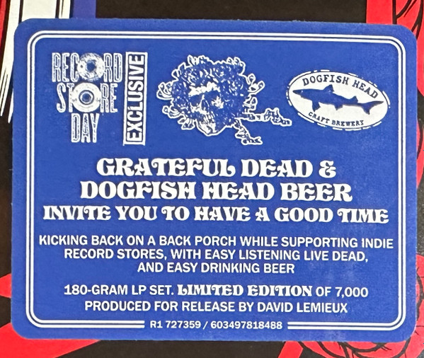 The Grateful Dead - On A Back Porch, Vol. 1 | Rhino Entertainment Company (R1 727359) - 3 The Grateful Dead - On A Back Porch, Vol. 1 | Rhino Entertainment Company (R1 727359) - 3
