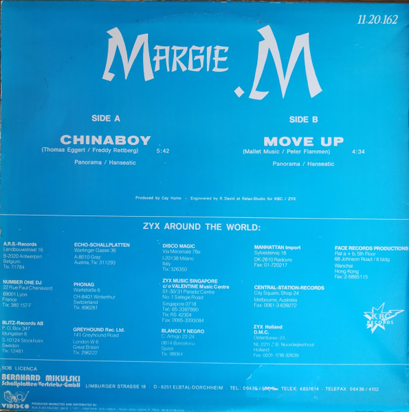 Margie M. - China Boy | Vidisco (11.20.162) - 2