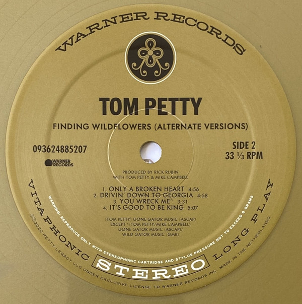 Tom Petty - Finding Wildflowers (Alternate Versions) LP | Warner Records (093624885207) - 3 Tom Petty - Finding Wildflowers (Alternate Versions) LP | Warner Records (093624885207) - 3